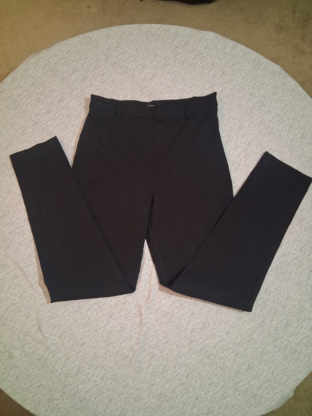 Forever 21 Womens Black Slim Dress Pants Med